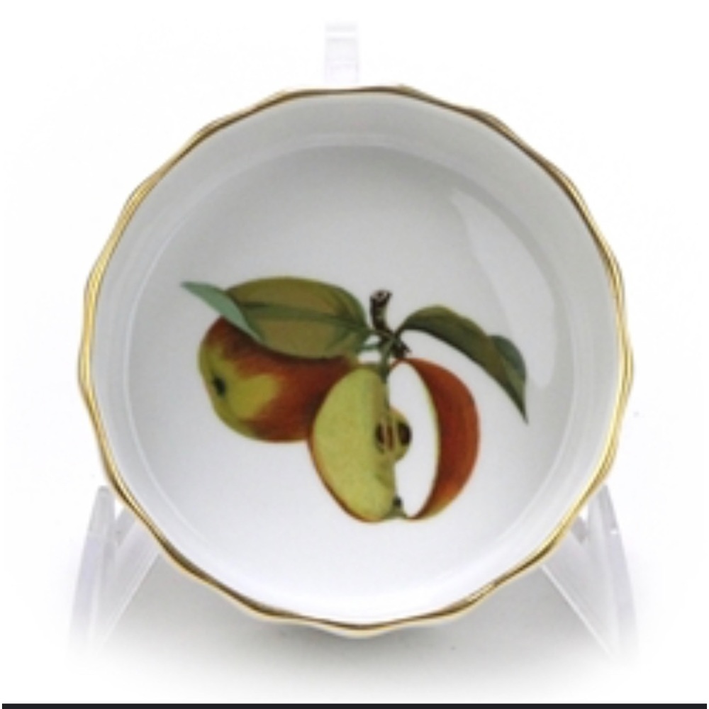Vintage Royal Worcester Fine Porcelain Evesham Gold Individual Dish